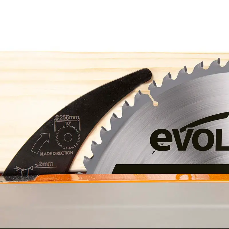 Evolution 119-0055 R255TBL/+ Tezgâh Testereler için Yarma Bıçağı - 2
